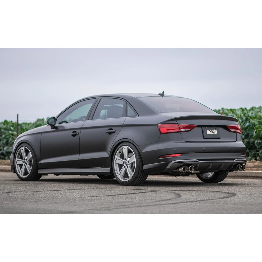 Borla 13-15 Audi S3 S-Type Dual Round Rolled Catback Exhaust