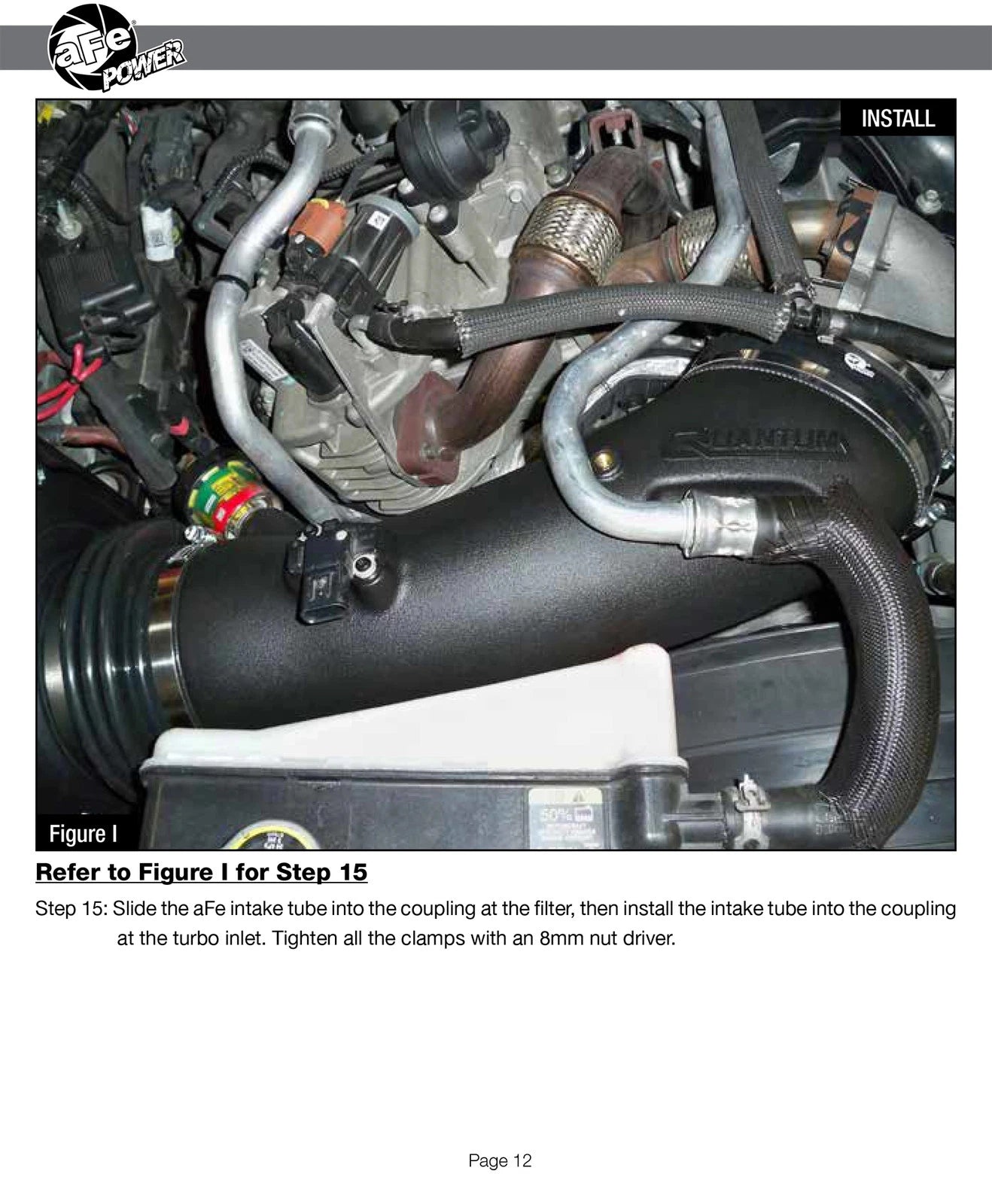 aFe Quantum Pro DRY S Cold Air Intake System 11-16 Ford Powerstroke V8-6.7L - Dry