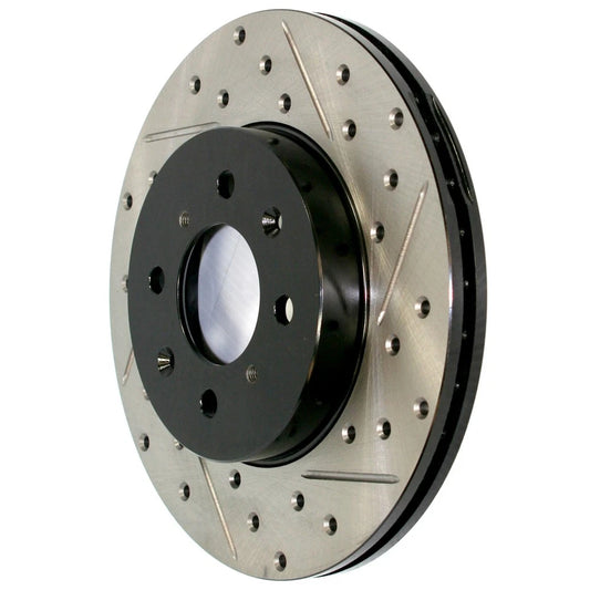 StopTech 2017 Honda CR-V Sport Drilled & Slotted Rotor - Left Front