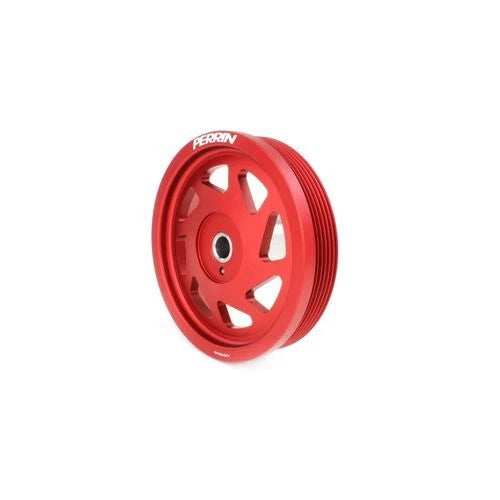 PERRIN 19-21 Subaru WRX / 16-18 Forester / 15-19 Legacy Lightweight Crank Pulley - Red
