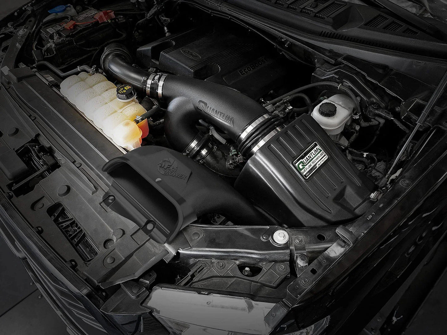 aFe 15-24 Ford F-150 EcoBoost V6 2.7L/3.5L (tt) Quantum Cold Air Intake System w/ Pro DRY S Filter