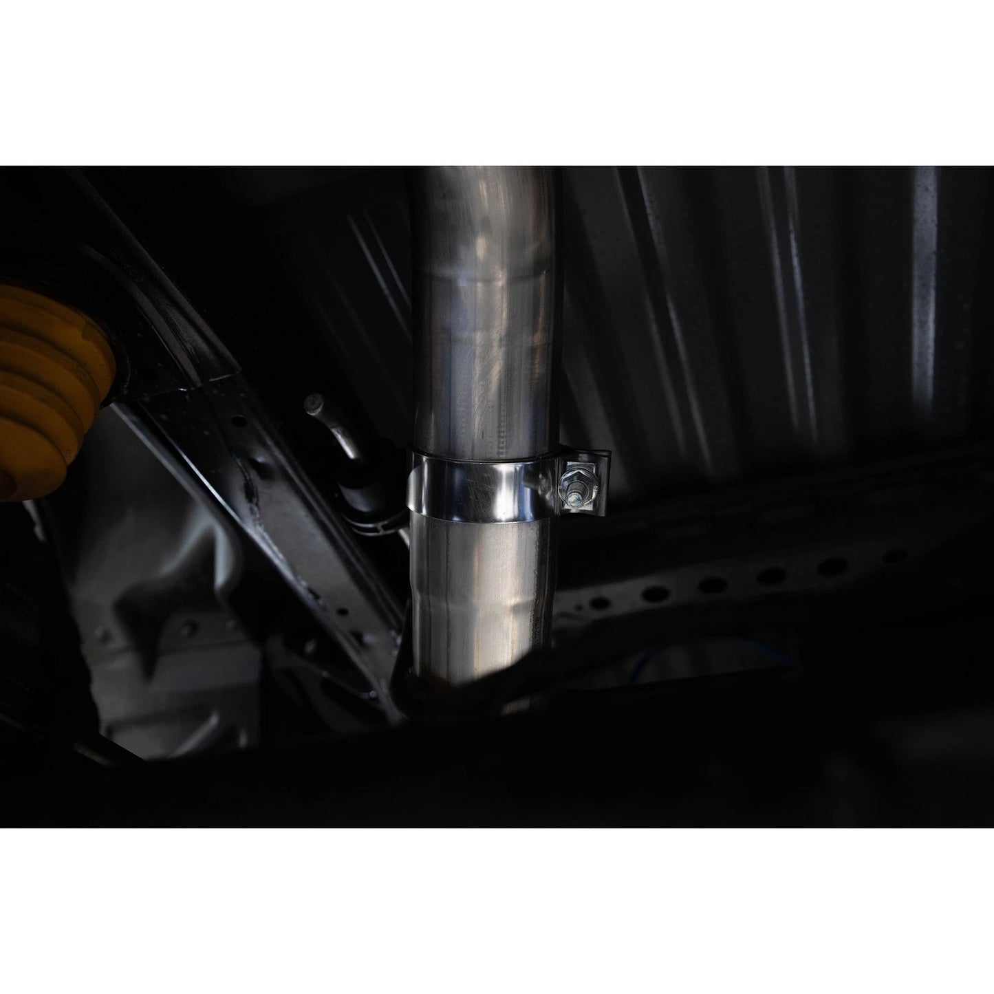 MBRP 2024+ Ford Ranger 2.7L 2.5 into 3in Single Side Exit Cat Back - BLK
