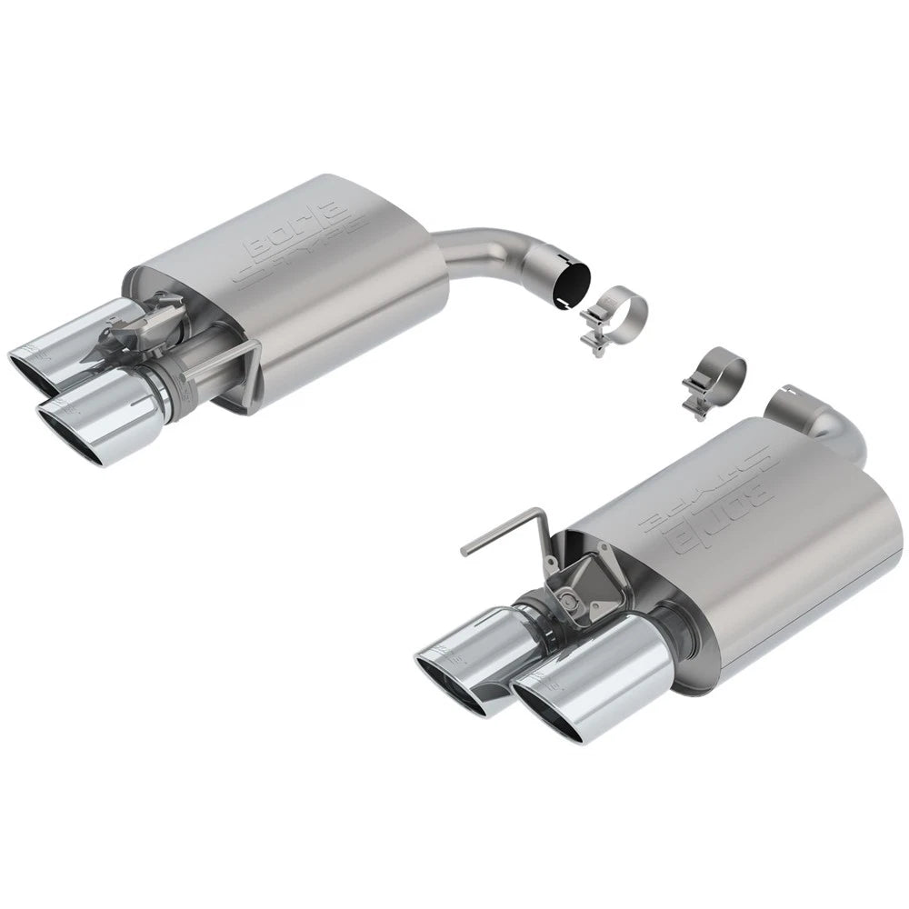 Borla 2018 Ford Mustang GT 5.0L AT/MT 2.5in S-Type Exhaust w/ Valves (Rear Section Only)