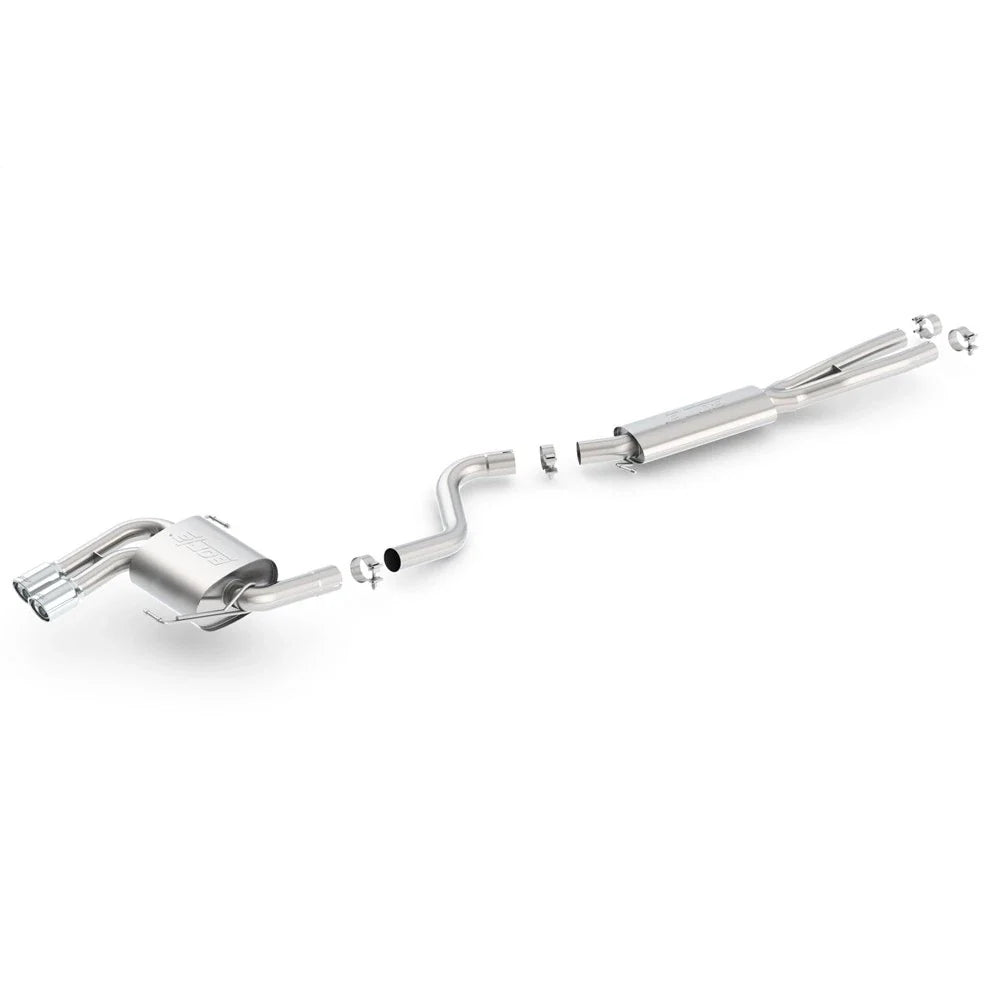 Borla 08-12 BMW 328i Sdm E90 2.0L RWD Dual Left Rear Exit Touring Cat-Back Exhaust