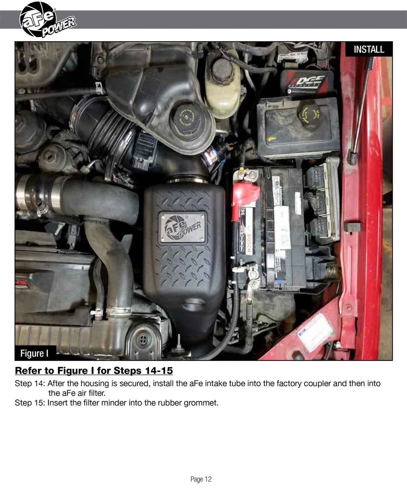 aFe POWER Magnum FORCE Stage-2Si CAIS w/Pro 5R Media 03-07 Ford Diesel Trucks V8-6.0L (td)