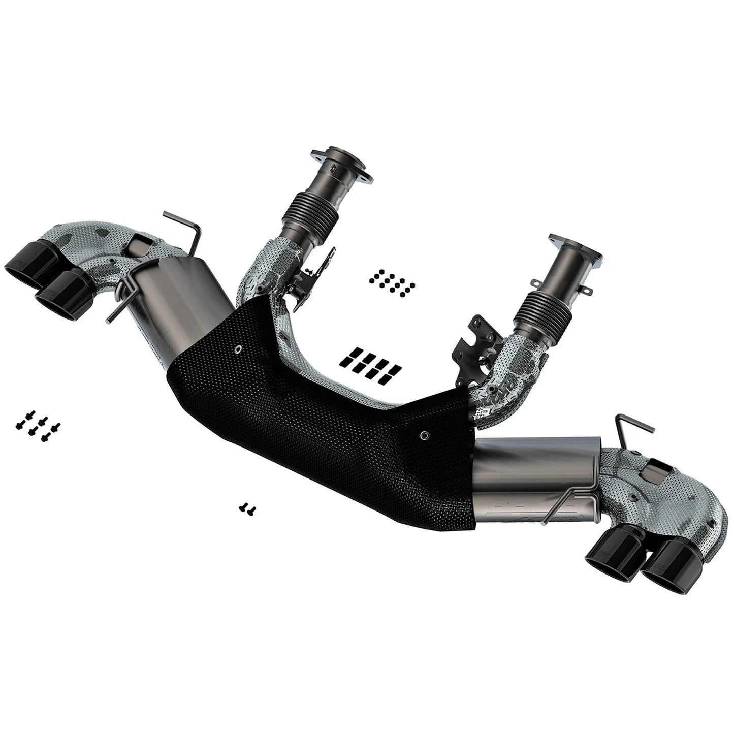 Borla 20-23 Chevy Corvette 6.2L V8 AT w/o NPP 3in ATAK Catback Exhaust - Black Chrome Tips