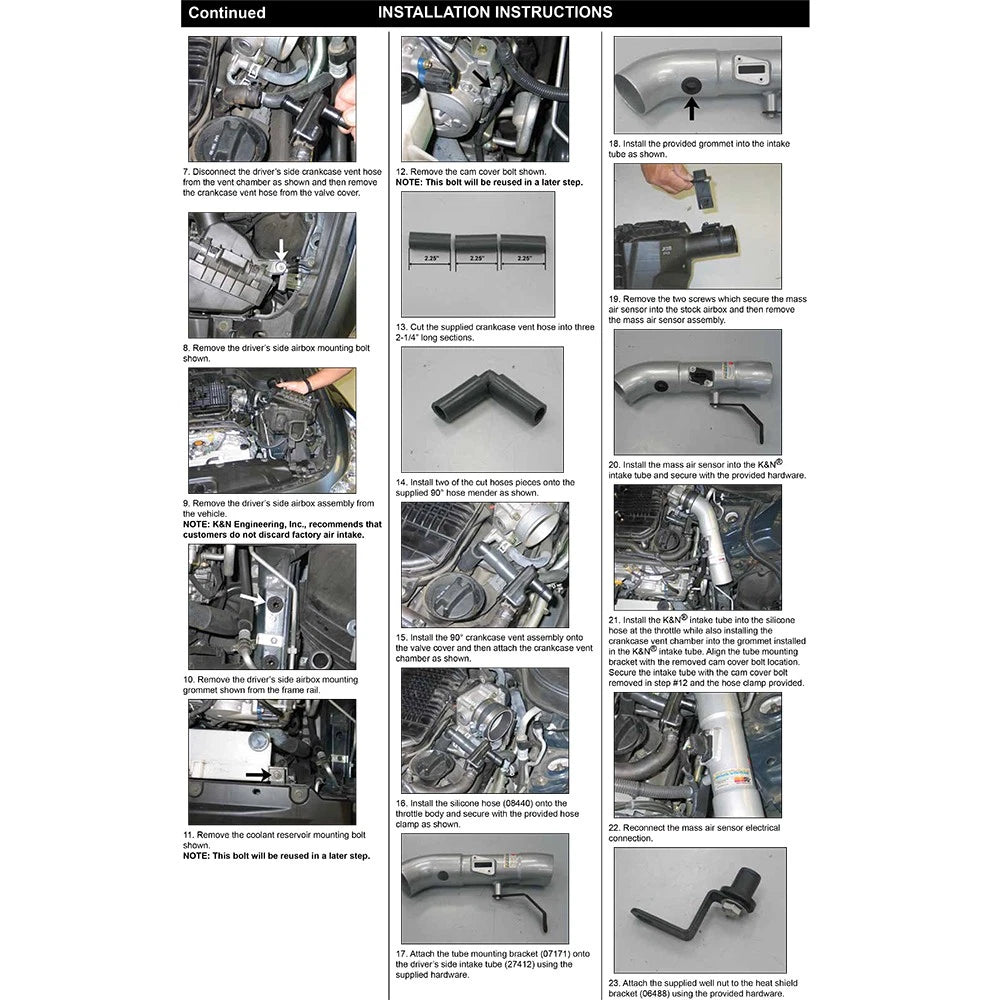 K&N 07-08 G35 Dual Silver Typhoon Short Ram Intakes