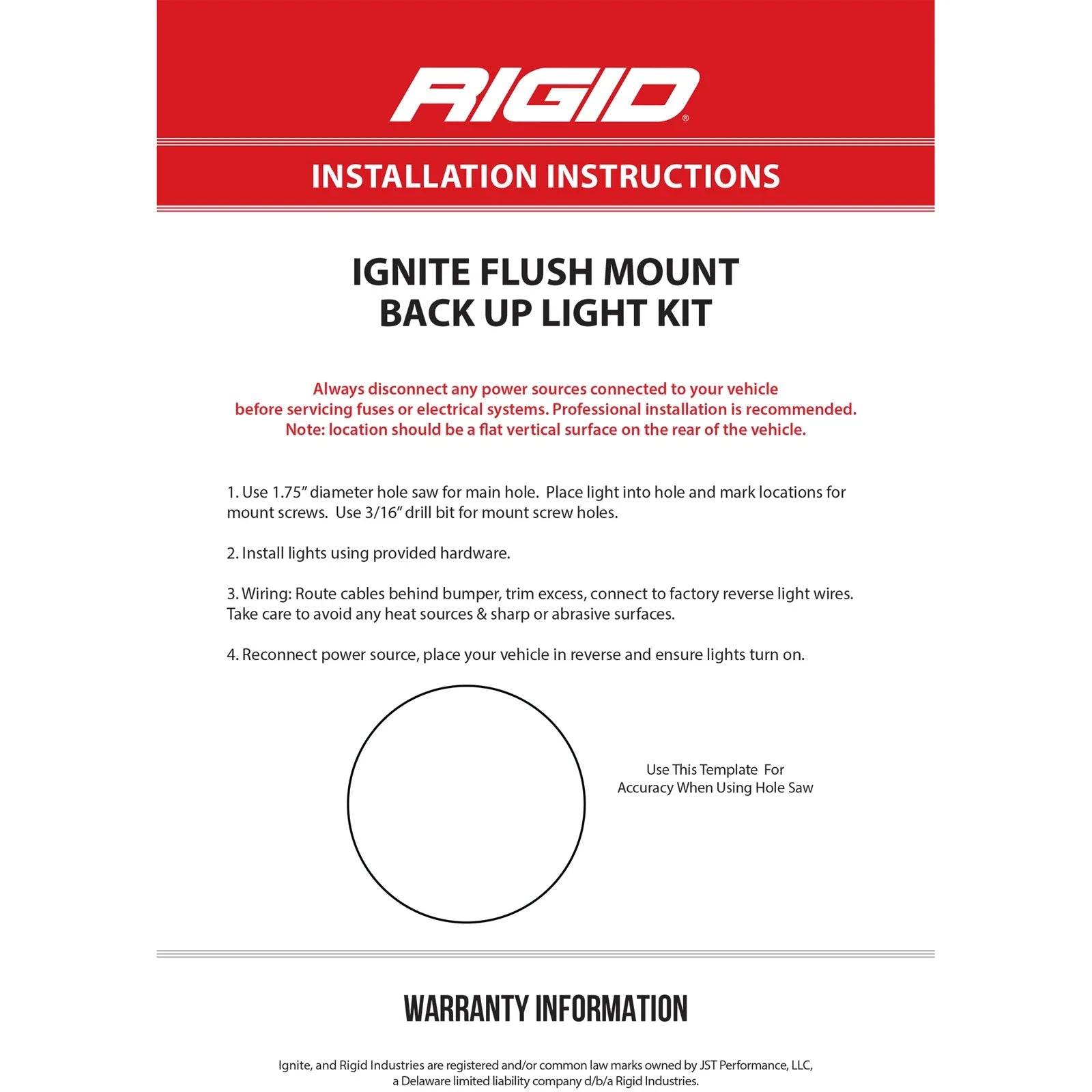 Rigid Industries Ignite Spot - SM - Black