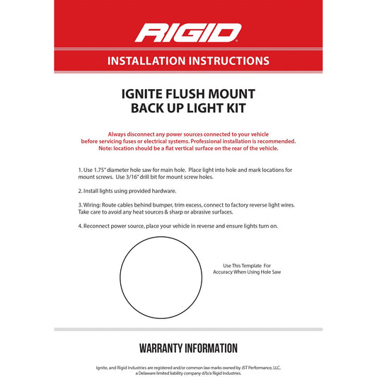 Rigid Industries Ignite Spot - SM - Black
