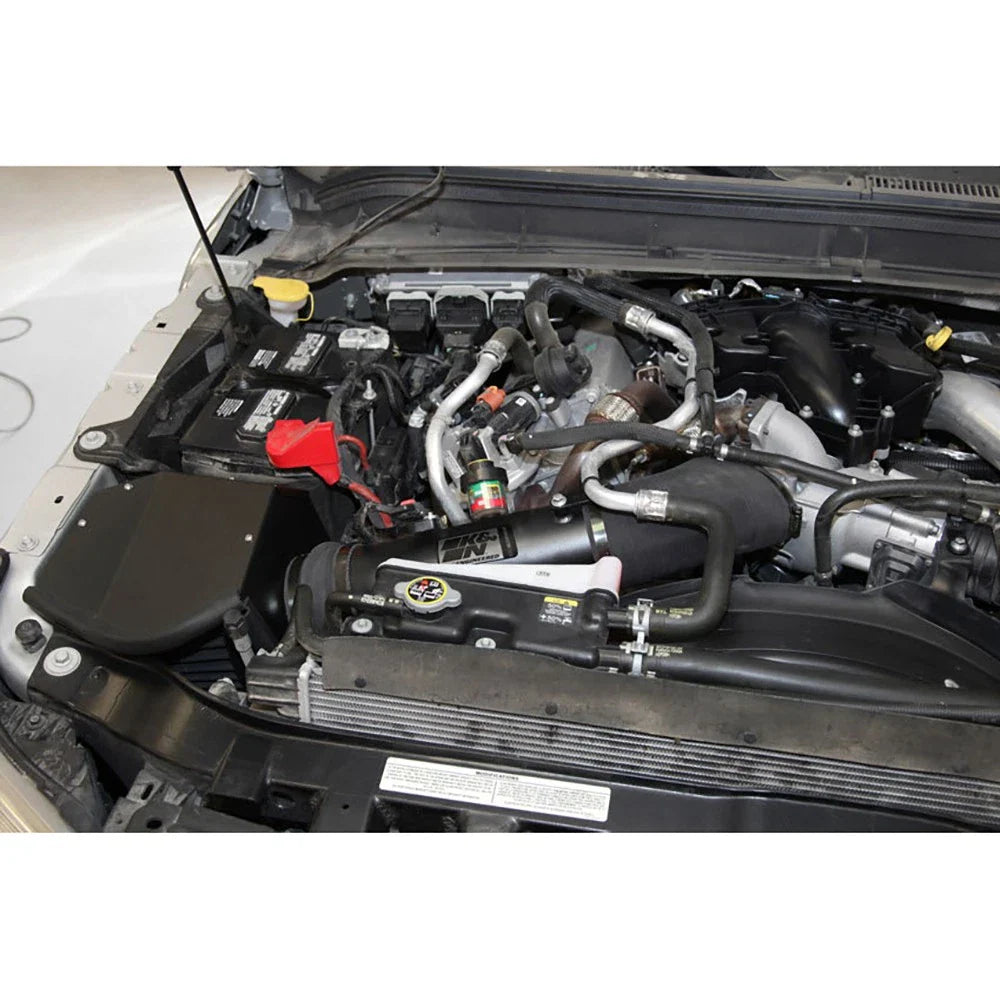 K&N 11-13 Ford F250/F350/F450/F550 Super Duty 6.7L V8 DSL Black Performance Intake Kit