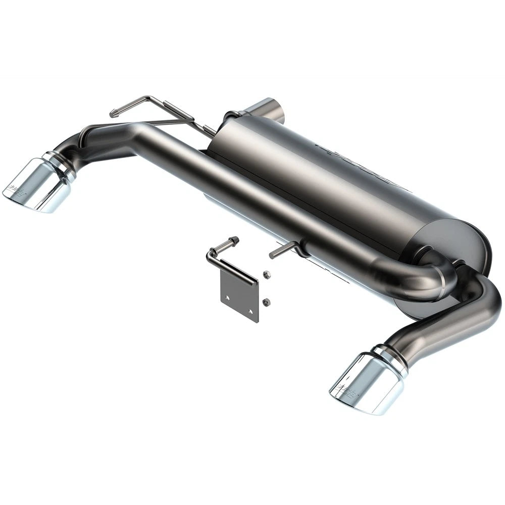 Borla 21-22 Ford Bronco 2.7L V6 4WD ATAK Axle Back Exhaust w/ Bright Chrome Tips