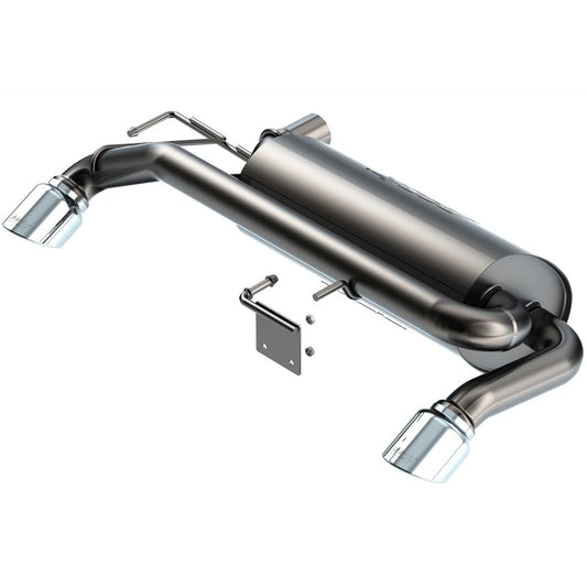 Borla 21-22 Ford Bronco 2.7L V6 4WD ATAK Axle Back Exhaust w/ Bright Chrome Tips