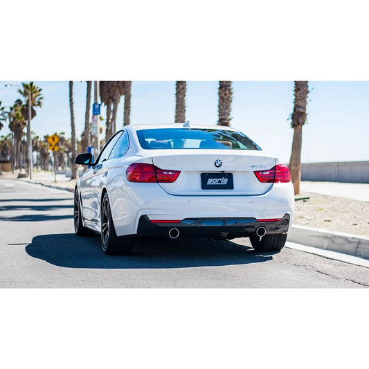 Borla 13-16 BMW 335i / 435i Atak Cat back SS 3.0in, 2.25in 3.5in Tip Single Rolled