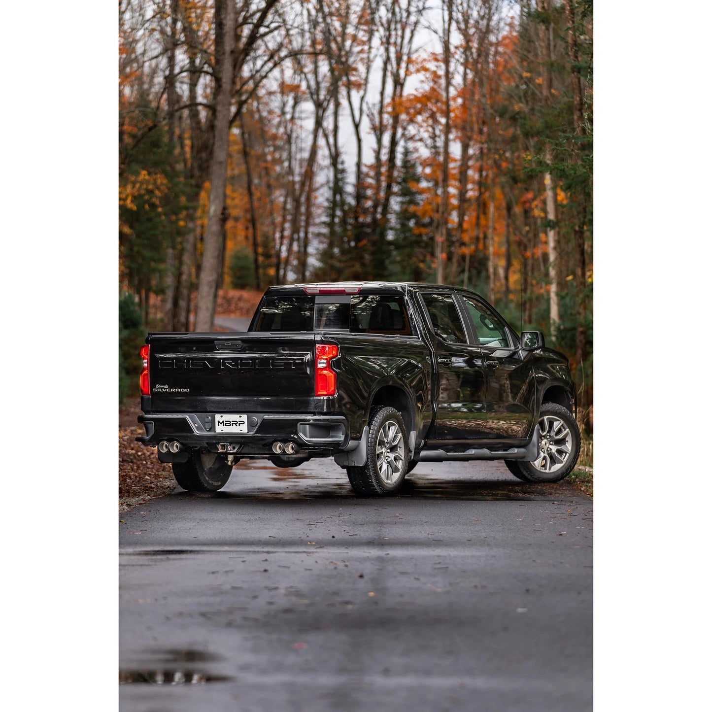 MBRP 19-21 Chevrolet Silverado 1500 5.3L 3in Cat Back w/ 2.5in OD Carbon Fiber Tips - T304