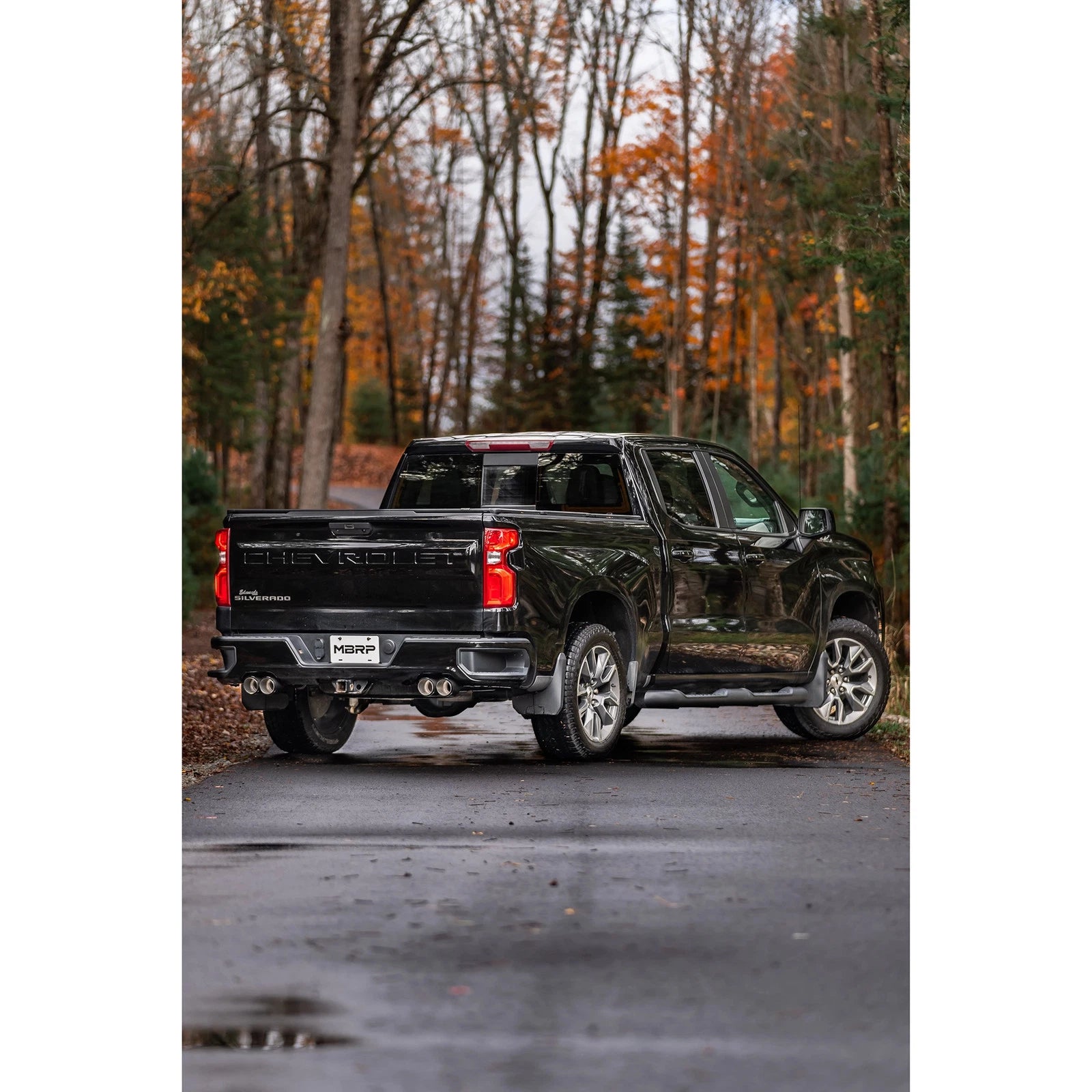MBRP 19-21 Chevrolet Silverado 1500 5.3L 3in Cat Back w/ 2.5in OD Carbon Fiber Tips - T304