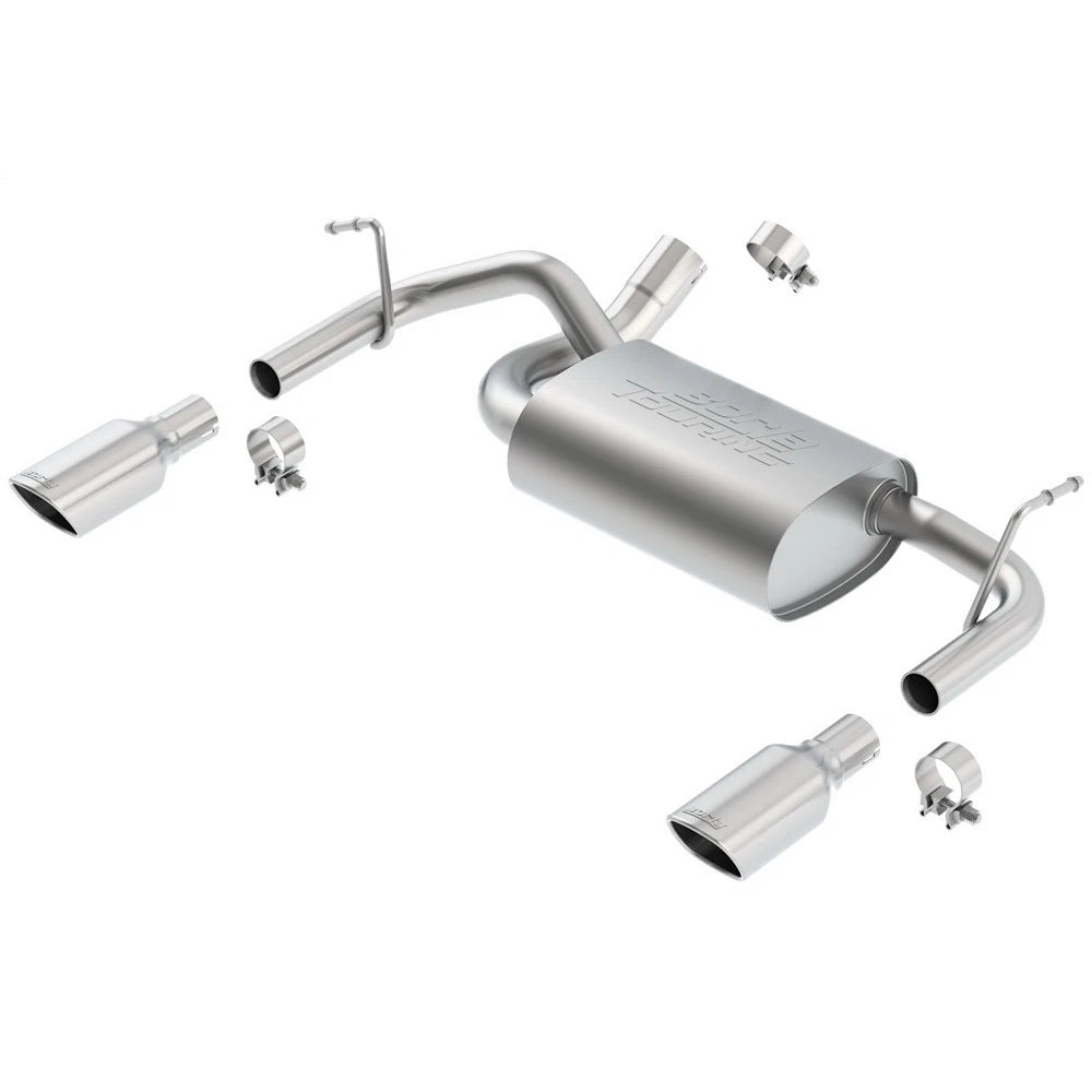 Borla 12-16 Jeep Wrangler 3.6L AT/MT 4WD Single Split Rr Exit Touring Exhaust (rear section only)