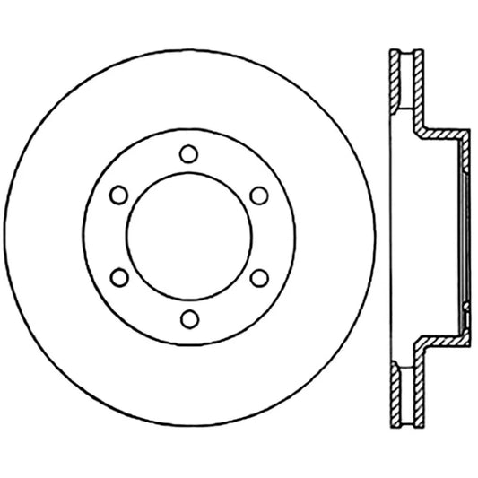 StopTech 07-08 Toyota FJ Cruiser / 05-08 Tacoma (6 lug) / 03-08 4 Runner (319mm disc) SportStop Slo