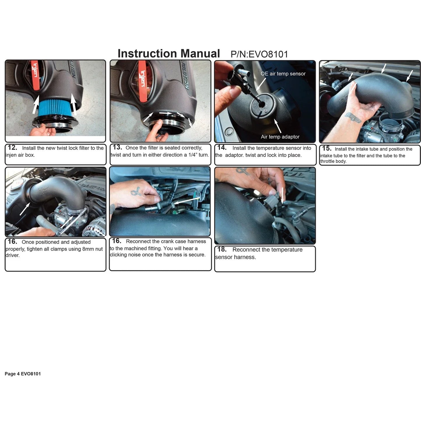 Injen 19-22 Ram 1500 V8-5.7L Hemi Evolution Intake - Oiled Filter