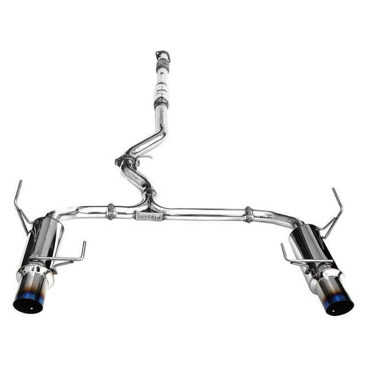 Invidia 10-12 Subaru Legacy GT Dual N1 Single Layer Titanium Tipped Cat-back Exhaust