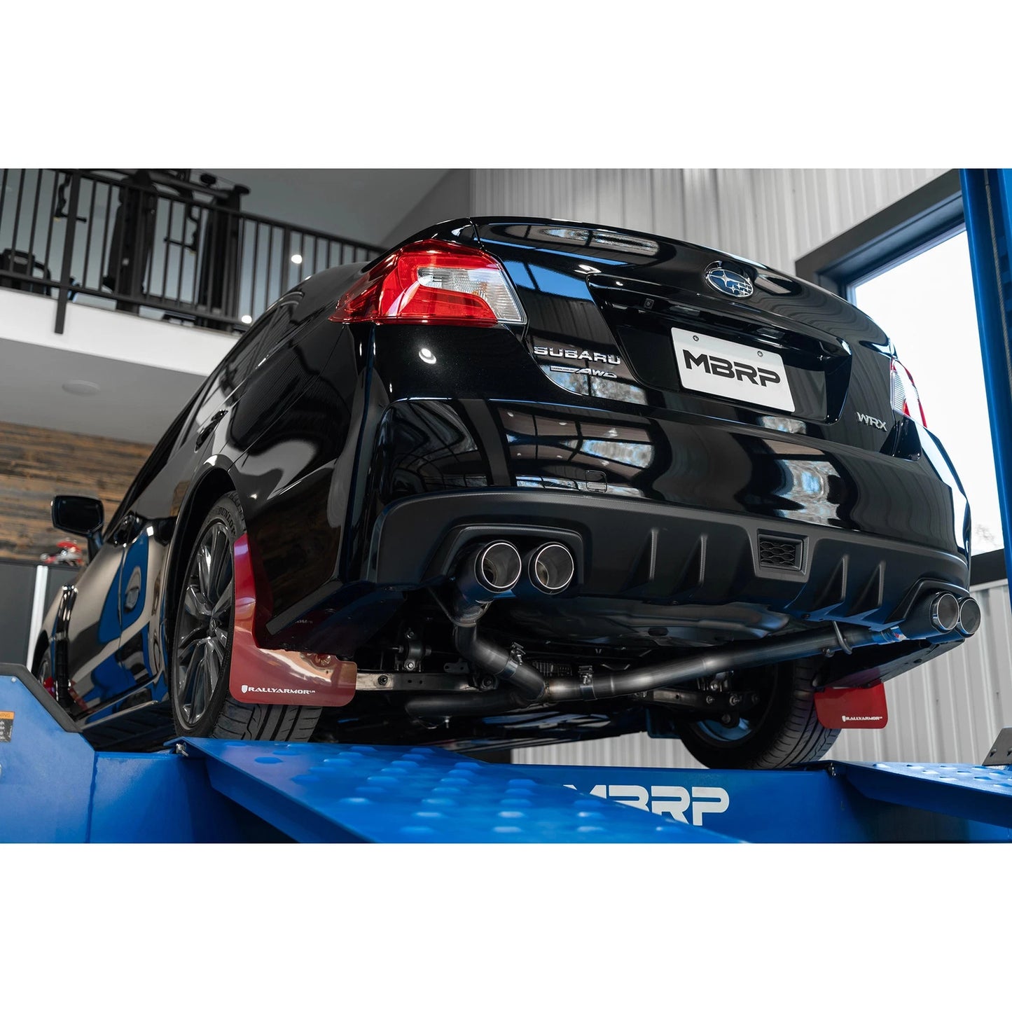 MBRP 15-19 Subaru WRX 2.0L/STI 2.5L 2.5in Dual Split Rear Exit w/ 3.5in CF Tips - T304