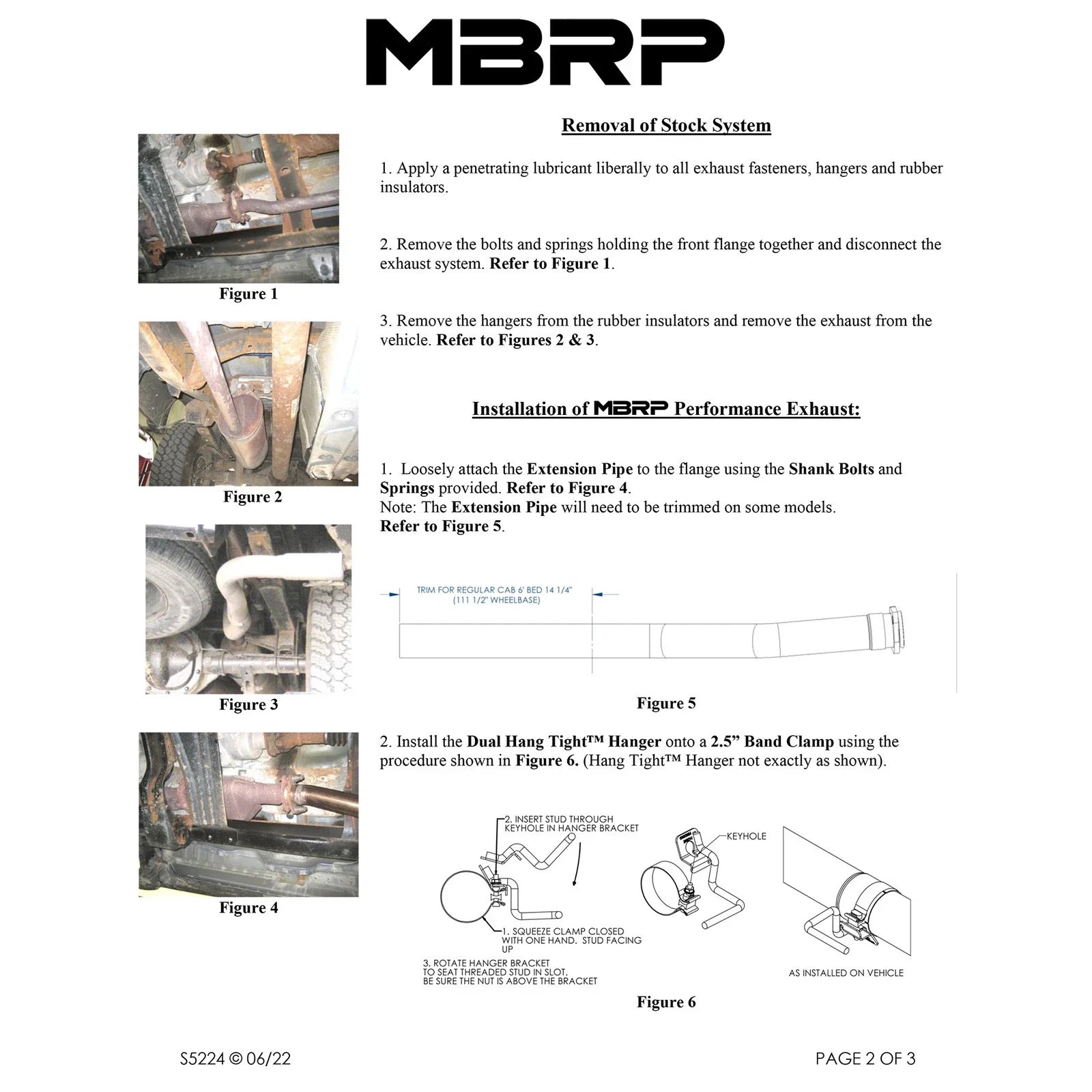 MBRP 98-10 Ford Ranger 3.0/4.0L T409 Cat Back Single Side Turn Down