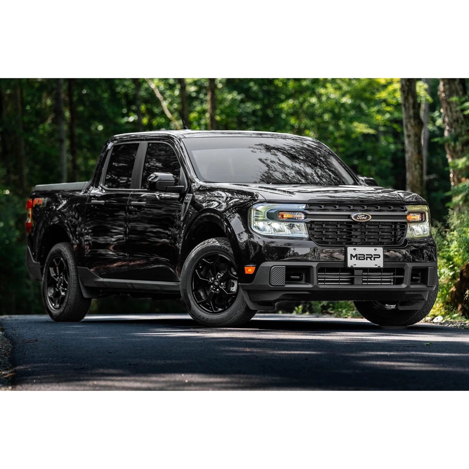 MBRP 2022+ Ford Maverick T304 4in OD Tip Single Side Exit 3in Cat Back Exhaust
