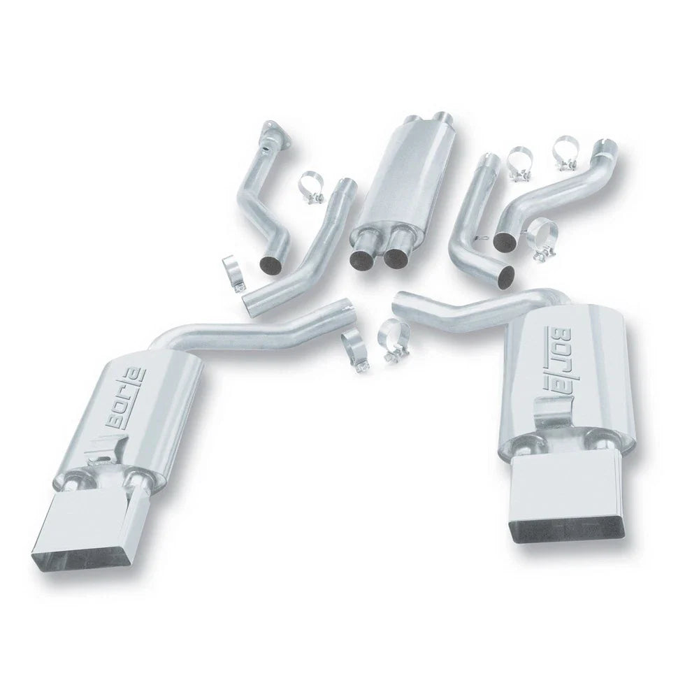 Borla 92-96 Chevrolet Corvette Hatchback/Conv 5.7L 8cyl 4/6 Spd Touring SS Catback Exhaust