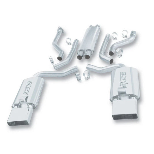 Borla 92-96 Chevrolet Corvette Hatchback/Conv 5.7L 8cyl 4/6 Spd Touring SS Catback Exhaust