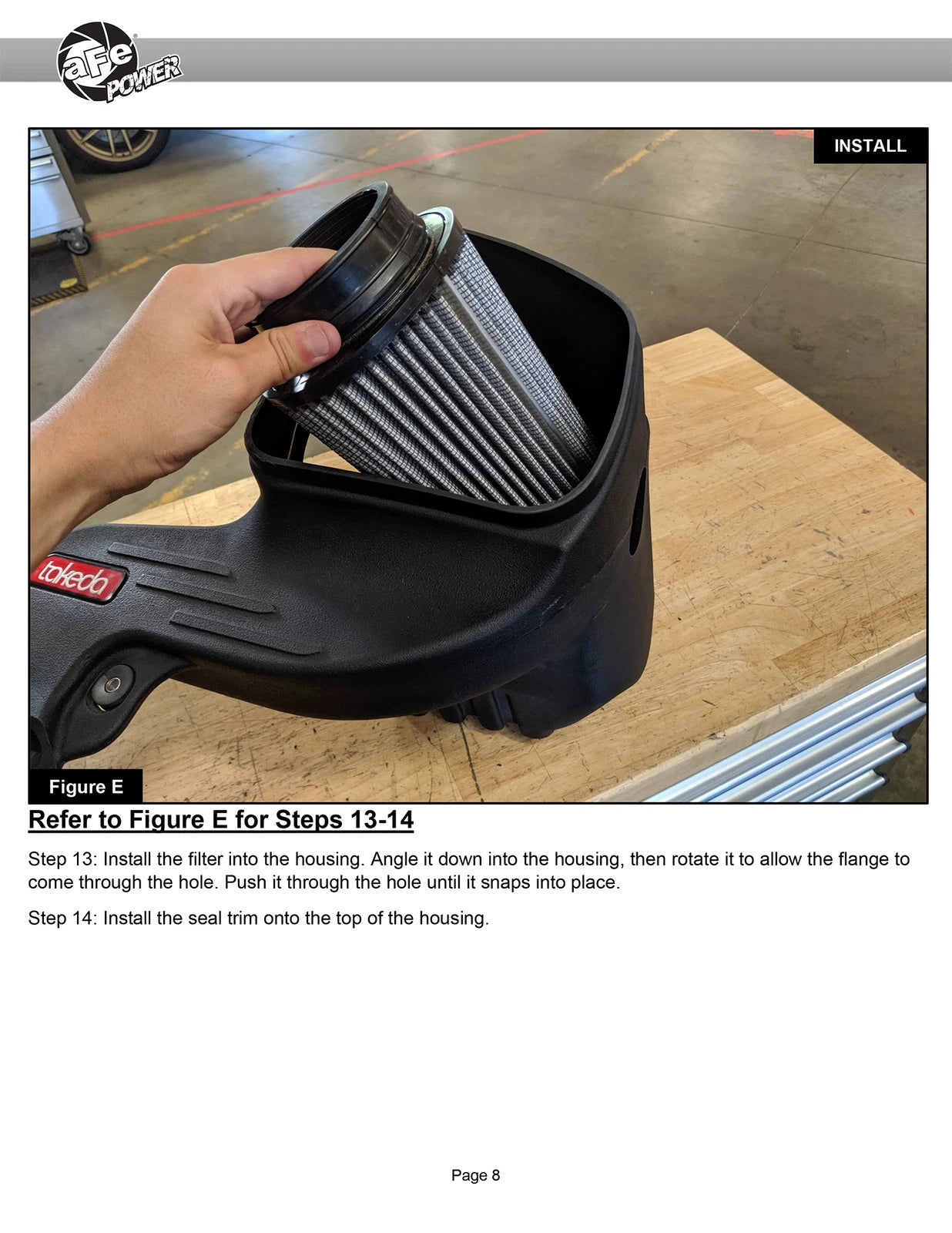 aFe Takeda Stage-2 Cold Air Intake System Pro 5R 14-18 Mazda 3 L4-2.0 - Black