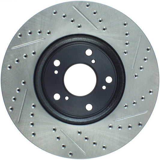 StopTech Slotted & Drilled Sport Brake Rotor Front Right 13 Honda Accord Sport