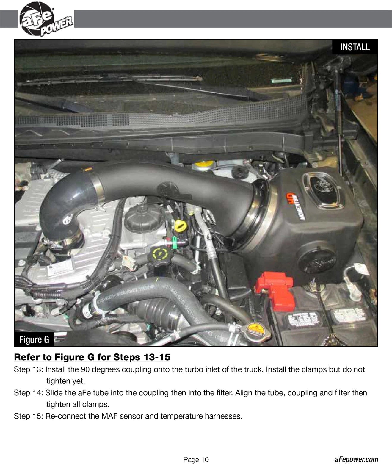 aFe Momentum HD Pro 10R Intake System 2016 Nissan Titan XD V8-5.0L (td)