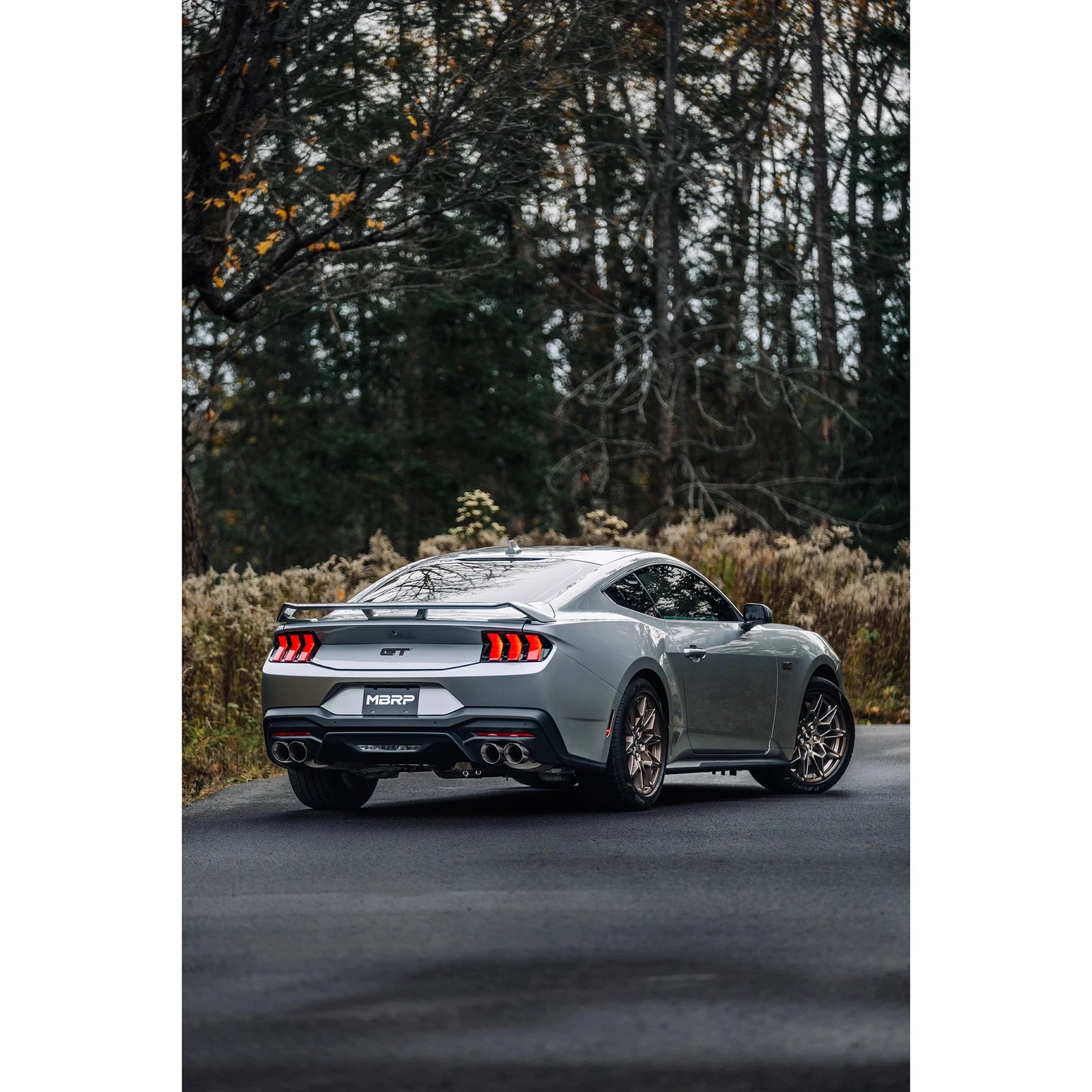MBRP 2024+ Ford Mustang GT Armor Lite 3in Steet Profile Catback Exhaust - Stainless Steel Tips