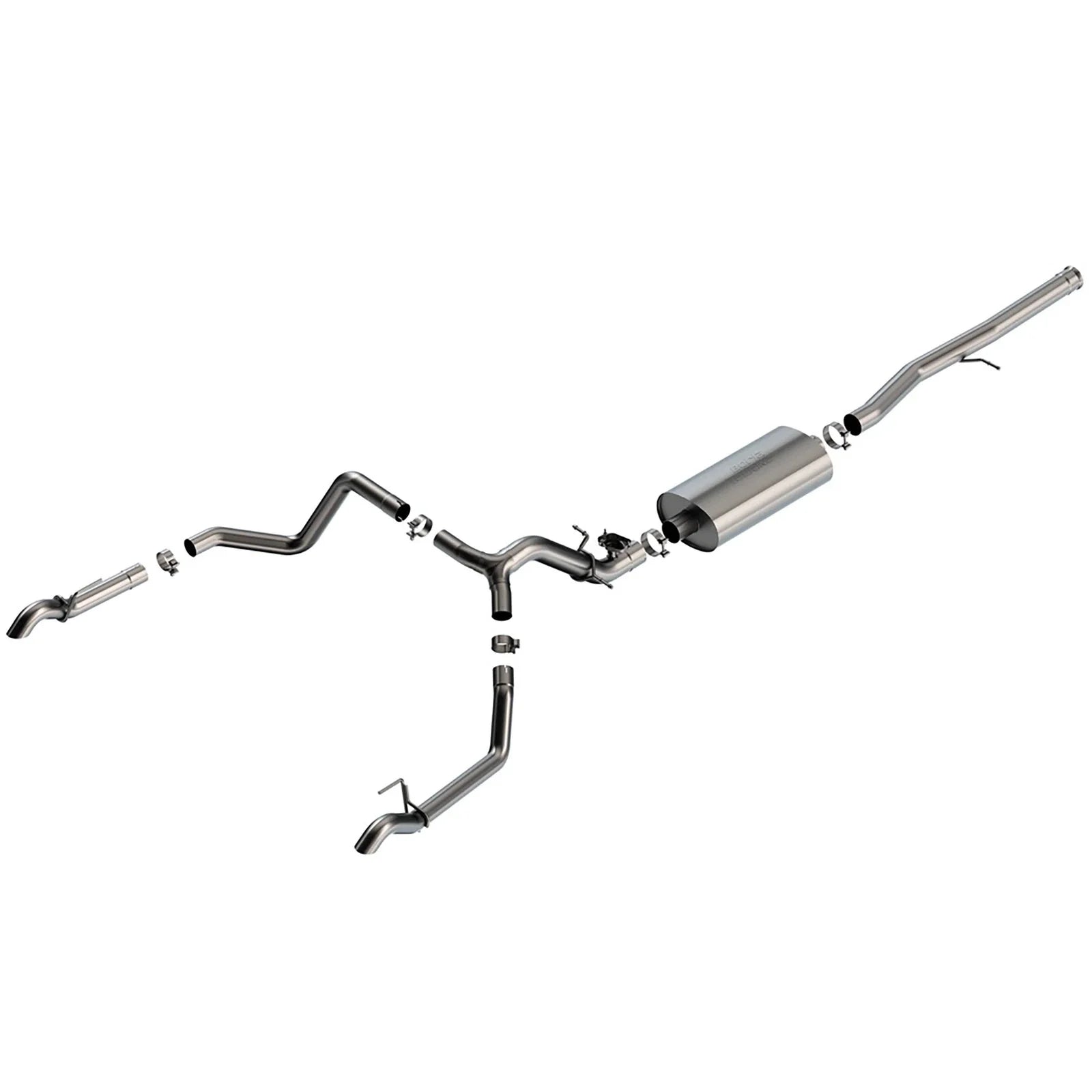 Borla 2024 Chevrolet/GMC 1500 ZR2 & AT4X 6.2L V8 4WD 4DR Touring Catback Exhaust w/ Turndown Tips