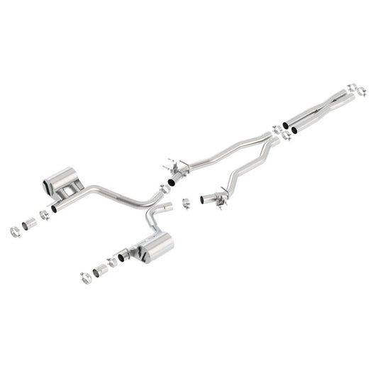 Borla 15-16 Dodge Charger SRT 392 6.4L No Tip Single Split Rear Exit ATAK w/ Valves Exhaust
