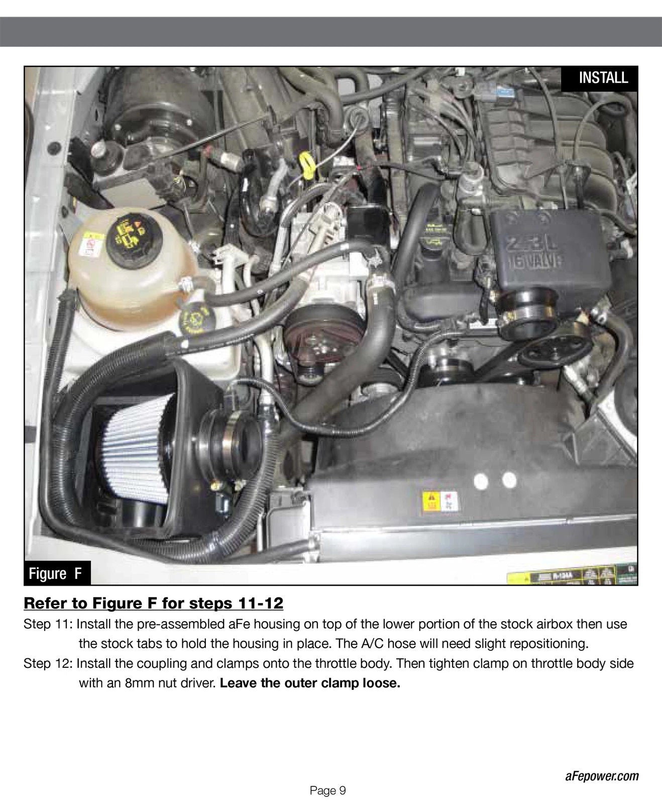 aFe FULL METAL Power Intake Stage-2 Pro DRY S 04-11 Ford Ranger L4 2.3L
