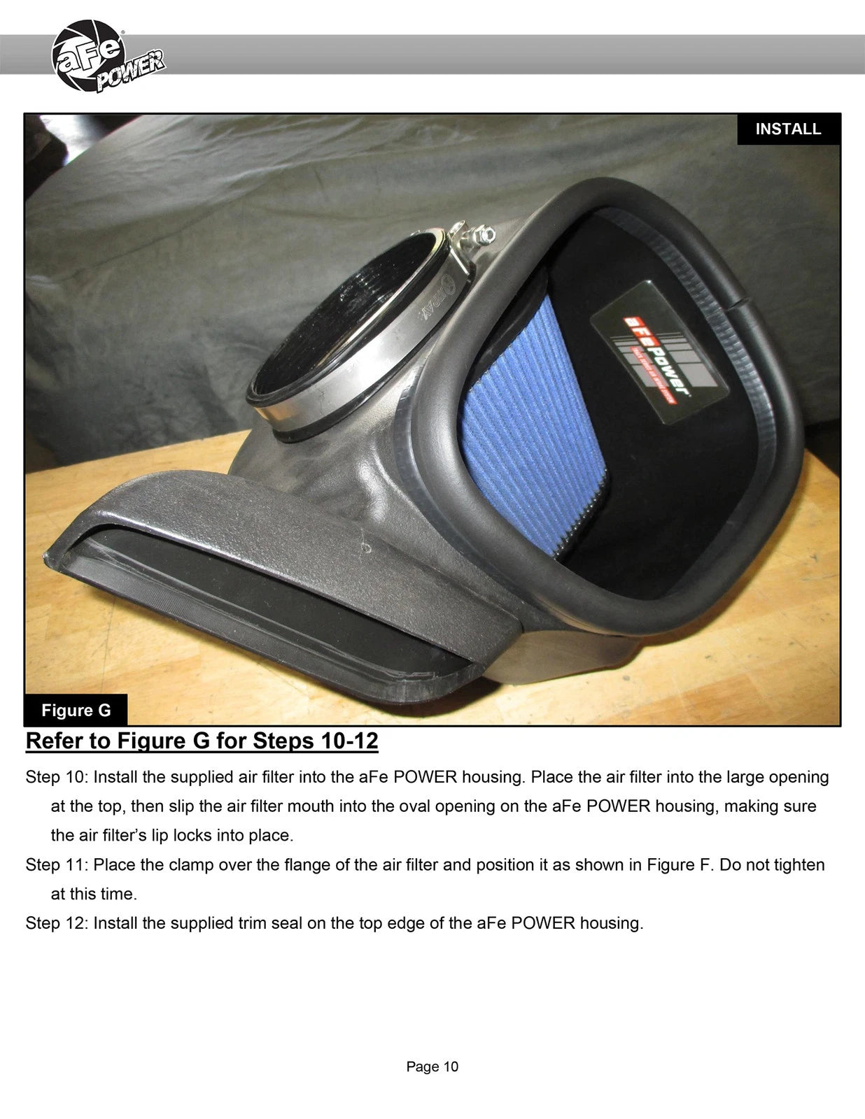 aFe 12-21 Jeep Grand Cherokee 6.4L Track Series Carbon Fiber Cold Air Intake System w/Pro 5R Filter