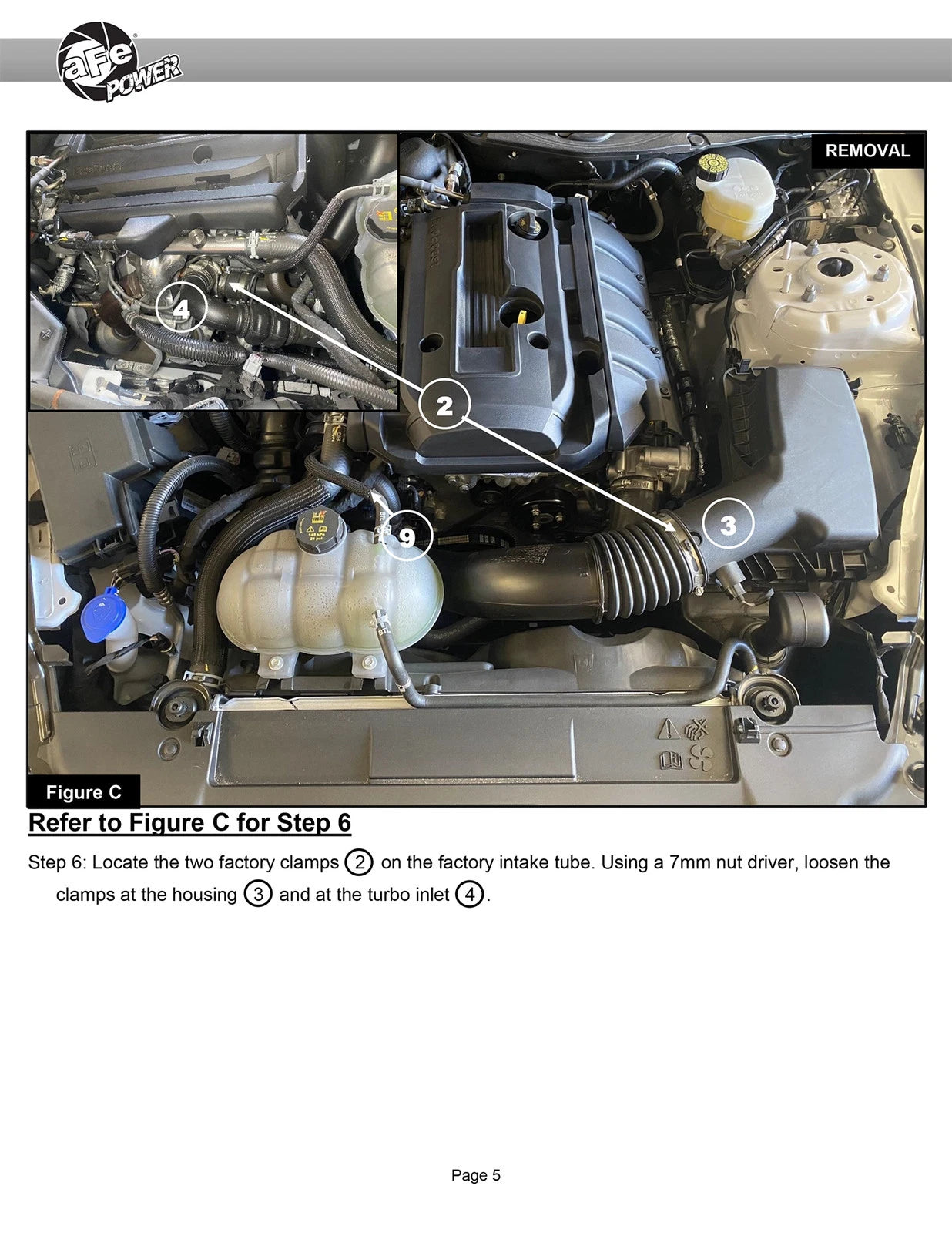 aFe Super Stock Induction System Pro 5R Media 15-20 Ford Mustang L4-2.3L (t)