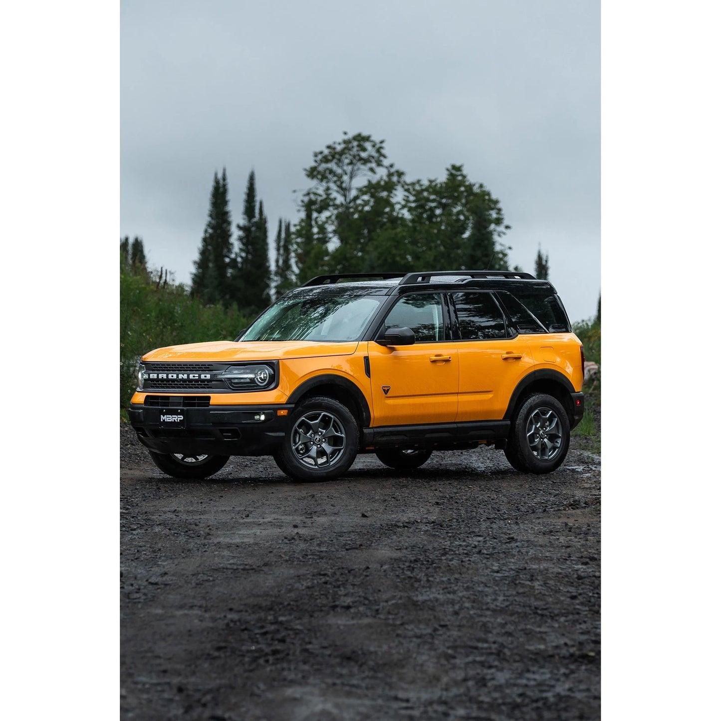 MBRP 2021+ Ford Bronco Sport (1.5L / 2.0L EcoBoost) 2.5in Res-Back Exhaust - Dual Rear - Black
