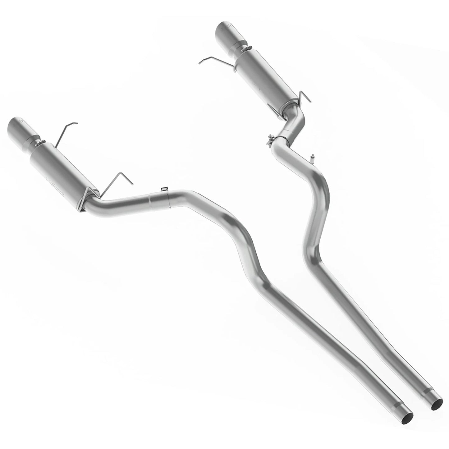 MBRP 11-14 Ford Mustang GT 5.0L Dual Split Rear Race Version T409 3in Cat Back Exhaust System