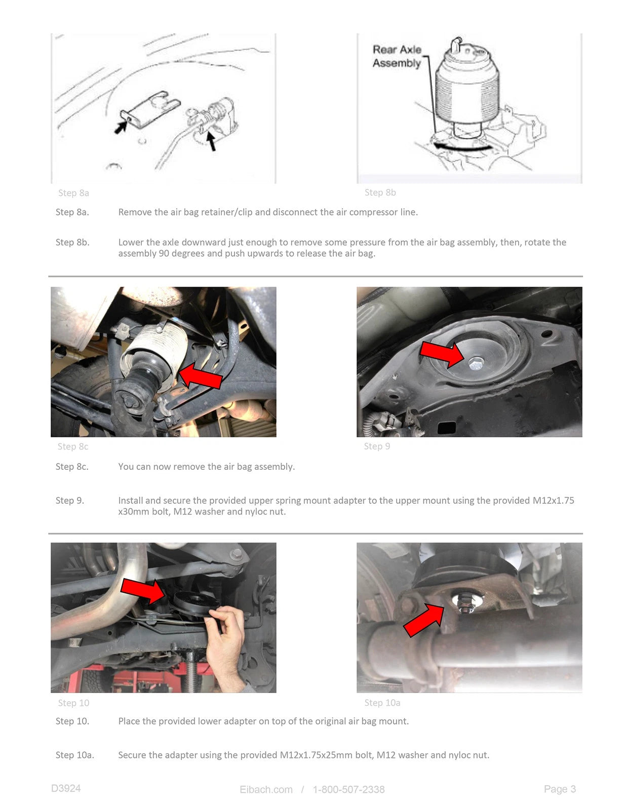 Eibach 03-09 Lexus GX470 Load-Leveling System - Load Rating 250-400 lbs