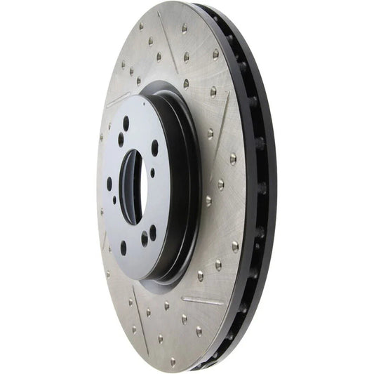 StopTech 04-08 Acura TL (Brembo Caliber) SportStop Slotted & Drilled Left Front Rotor