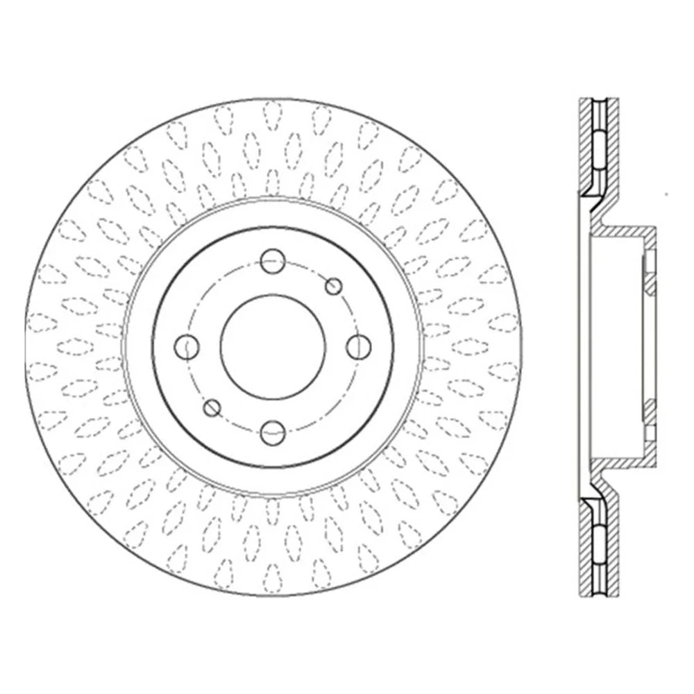 StopTech Slotted & Drilled Sport Brake Rotor