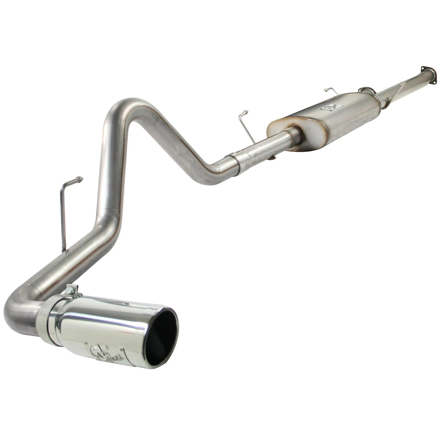 aFe MACHForce XP Exhausts Cat-Back SS-409 EXH CB Toyota Tundra 10-11 V8-5.7L 145.7 WB (pol tip)