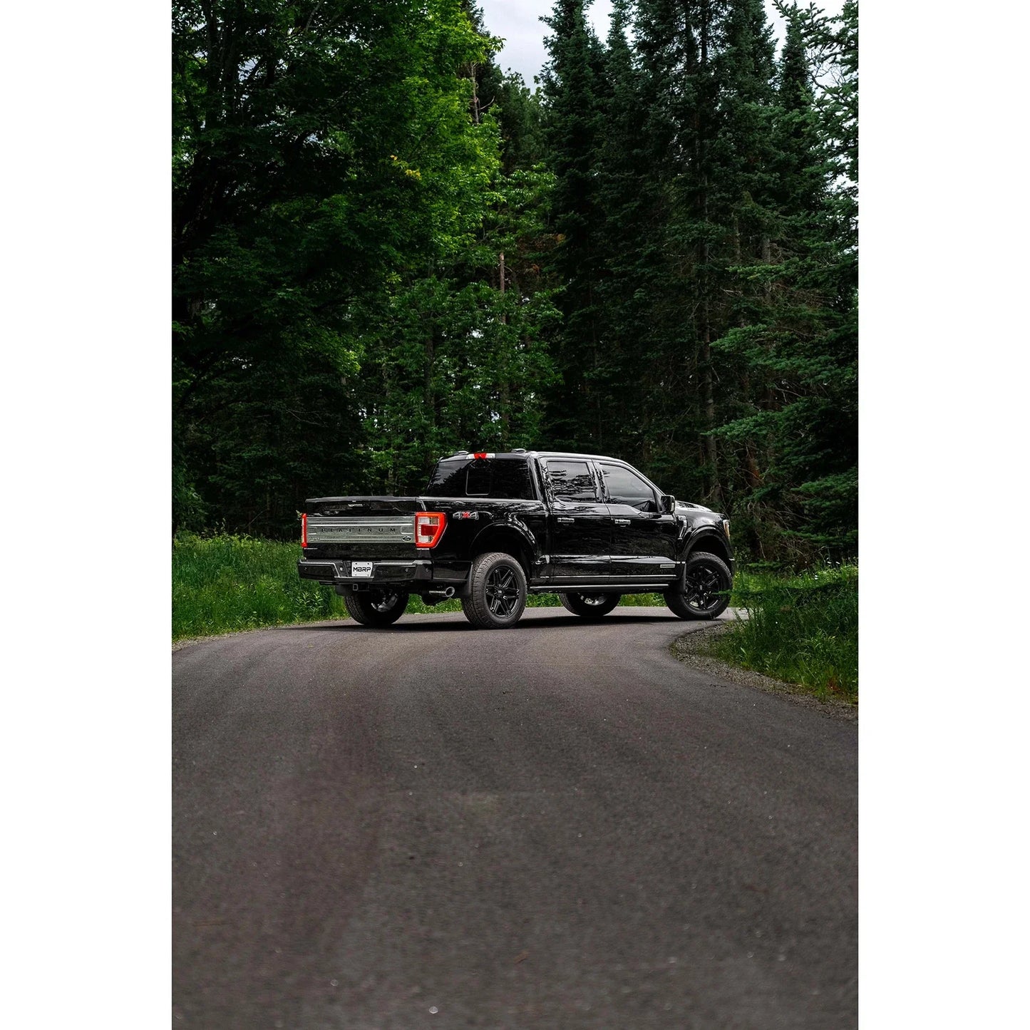 MBRP 2021+ Ford F-150 Powerboost Hybrid 3in Single Side Exit - Aluminized Steel