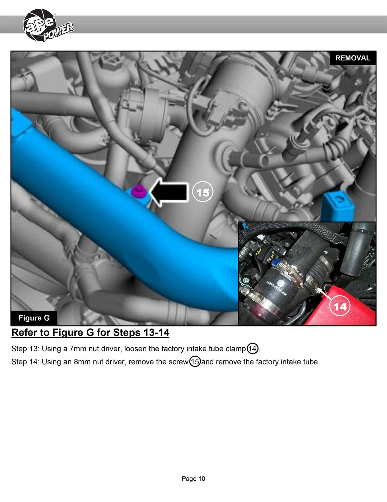 aFe Momentum GT Cold Air Intake System w/ Pro GUARD7 2021+ Ford Bronco V6-2.7L