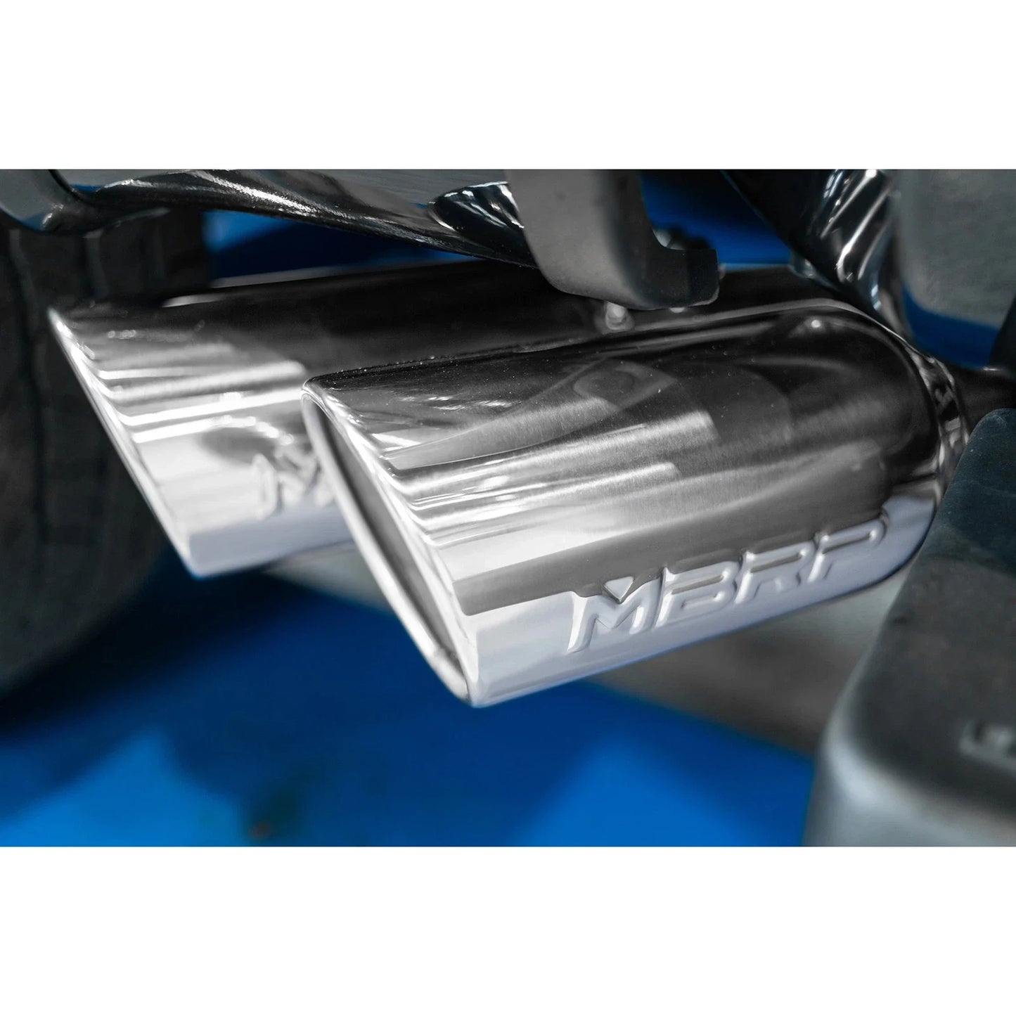 MBRP 15-20 Ford F150 T409 Pre-Axle 4in OD Tips Dual Outlet 3in Cat Back Exhaust