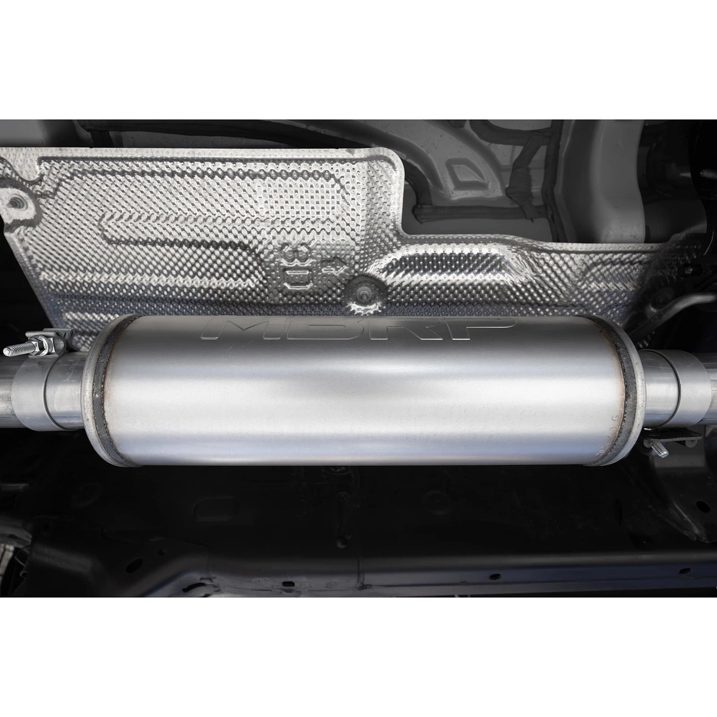 MBRP 2024 Toyota Tacoma T304 Stainless Steel 3in Cat-Back Single Side Exit with Carbon Fiber Tip
