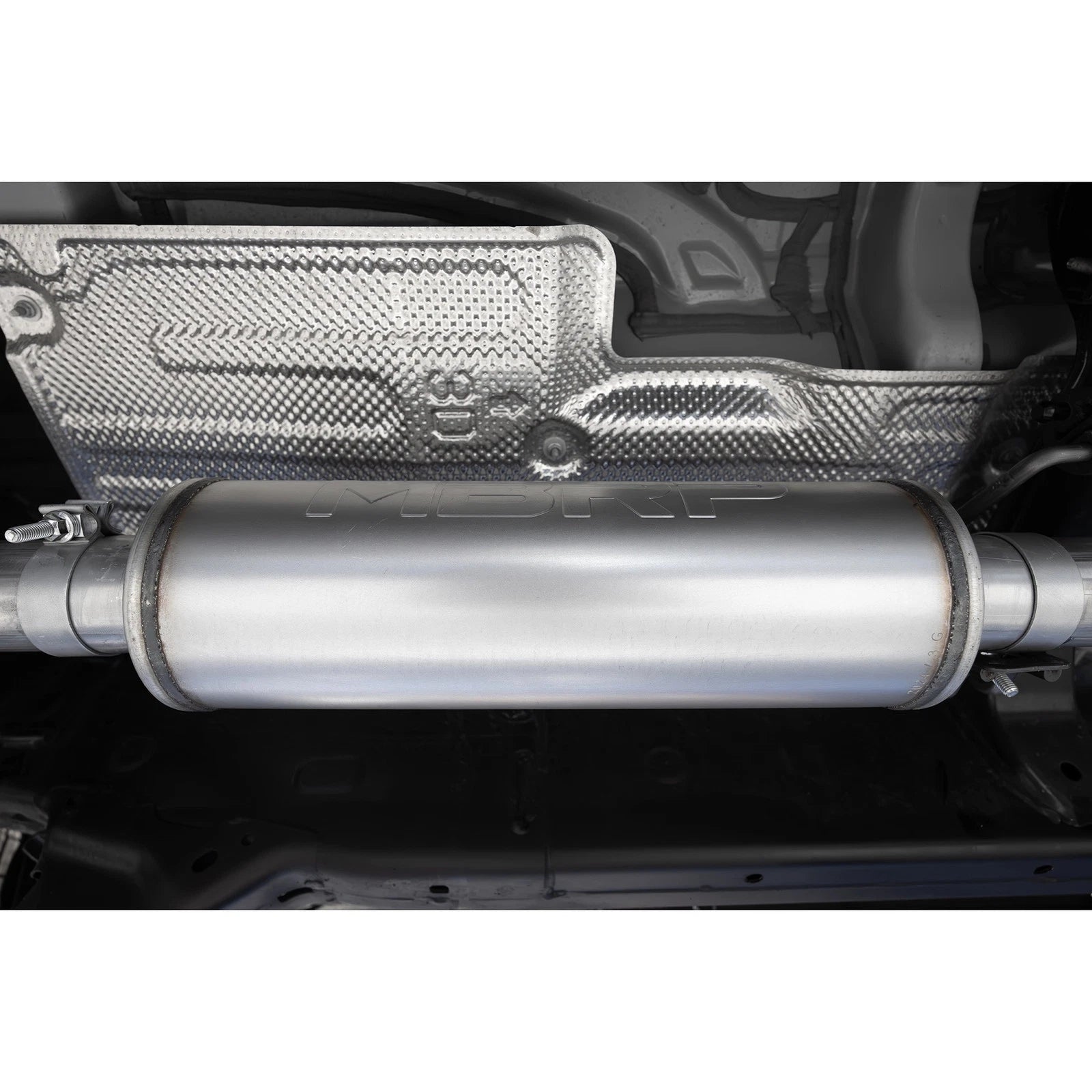 MBRP 2024 Toyota Tacoma T304 Stainless Steel 3in Cat-Back Single Side Exit with Carbon Fiber Tip