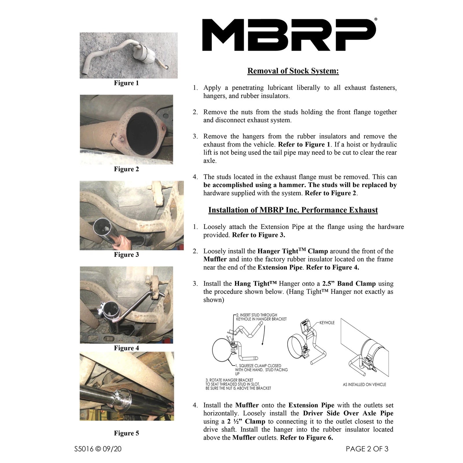 MBRP 2003-2007 Chev/GMC 1500 Classic 4.8/5.3L EC/CC-SB Cat Back Dual Split Rear