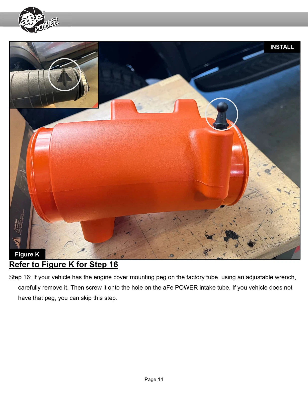 aFe 2025 RAM 1500 L6-3.0L (tt) Momentum GT Orange Edition Air Intake w/ Blk Pro 5R Filter (MOQ 12)